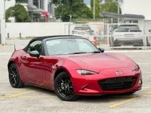 Ready Stock 2023 Mazda MX5 1.5 S Special Package Convertible (M) BOSE Sound, HKS Muffler, Grade 5A, Reverse Camera, BSM, Daytime Running Light