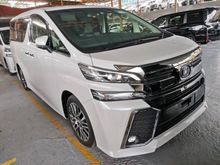 2016 Toyota Vellfire 3.5 ZA G Edition MPV