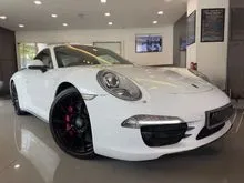 DILEMMA WHITE PRE OWNED 2013/2016 PORSCHE 911 CARRERA 4S 991.1 UK COUPE PROFESSIONAL UPKEEPS MAINTAINED