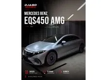 2023 Mercedes-Benz EQS450 0.0 AMG Line 4MATIC SUV Grey on Black Abu-abu Abu Mercy EQS 450 EV Electric Listrik