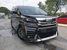 2018 Toyota Vellfire 2.5 ZG MPV UNREG