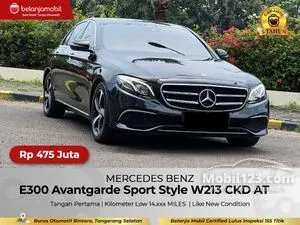 2019 Mercedes-Benz E300 2.0 Avantgarde SportStyle Sedan