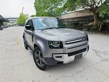 P300 (21k-Km Mileage, Grade 4.5B) 2023 Land Rover Defender 90 P300 SE (Petrol) Side Step, AirCon Seats, Ambient Light, Air Suspension, Meridian. P400