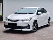 2017 Toyota Corolla Altis 1.8 G Sedan * LEATHER SEAT * FREE WARRANTY