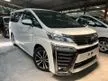 Recon 2020 TOYOTA VELLFIRE 2.5 ZG EDITION, 5K MILEAGE WITH ANDROID AND APPLE CAR PLAY