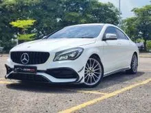 2018 Mercedes-Benz CLA200 1.6 AMG Line COUPE, CONVERT CLA45 KIT, KEYLESS ENTRY, PUSH START, ELECTRIC SEAT, MEMORY SEAT, 18-INCH ALLOY WHEELS