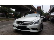 Mercedes-Benz E250 COUPE AMG PANAROMIC ROOF HIGH SPEC2011,FULL LEATHER SEATS,ELECTRONIC ADJUSTABLE SEATER,ORIGINAL PEARL WHITE COLOUR,1 DATO SRI OWNER
