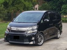 2013 TOYOTA VELLFIRE 2.4 VVTi (A) New Facelift Golden Eyes. 7 Seater 2 X Power Door, Rear Power Boot, High Spec Very Low Mileage 5xK KM.