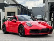 2023 Porsche 911 3.0 Carrera 4S Coupe UK Spec Unregistered Sport Chrono PASM Sport Exhaust Bose GT Sport Steering Red Seat Belt