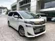 Recon 2020 Toyota Vellfire 2.5 V Spec MPV 5K KM ONLY POWER BOOT FULL LEATHER SEAT UNREG OFFER