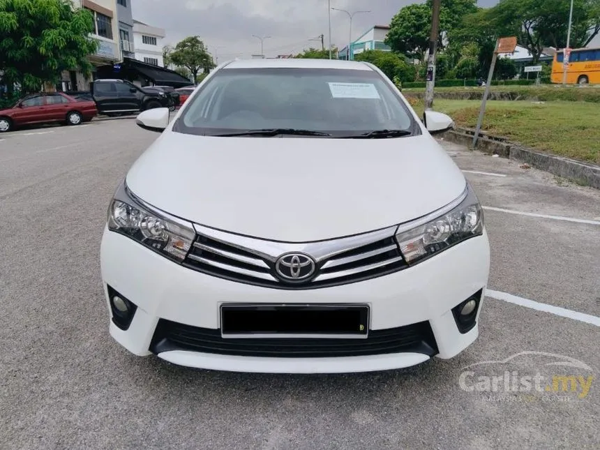 2014 Toyota Corolla Altis E Sedan