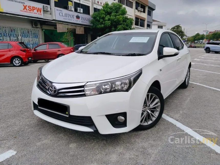 2014 Toyota Corolla Altis E Sedan