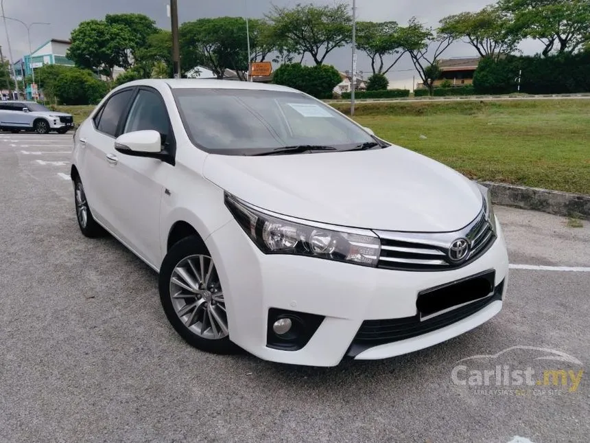 2014 Toyota Corolla Altis E Sedan