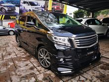2015 Toyota ALPHARD 2.5 SC TRD S/ROOF ALPINE UNREG