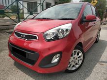 2014 Kia Picanto 1.2 Hatchback FULL SERVICE KIA MALAYSIA / 1 OWNER ONLY / PRISTINE CONDITION / FIERY RED / LIMITED UNIT / CALL US NOW / APPOINTMENT