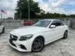 Recon 2019 Mercedes-Benz C200 1.5 AMG LINE WITH POWER BOOT AND HEAD UP DISPLAY - Cars for sale