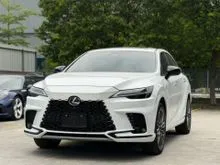 2024 Unregistered OFFER STOCK Lexus RX 500h 2.4 F Sport SUV White Black Leather Open for booking