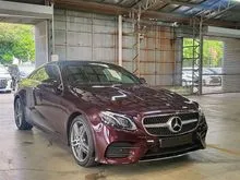 2019 Mercedes-Benz E350 2.0 AMG COUPE FULL SPEC 4CAM BURMESTER PANAROMIC ROOF UNREGISTERED UK 5 YRS WARRANTY