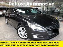 2015 Peugeot 508 1.6 Premium Sedan KEYLESS NAVI SYSTEM LEATHER SEAT ONE OWNER ORIGINAL PAINT ON TIME SERVICE CAR KING