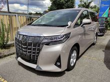 (PRE CRASH) 2019 Toyota Alphard 2.5 X NEW FACELIFT UNREGISTERED