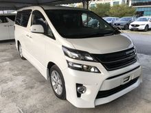 2013 Toyota Vellfire 2.4 Z G Edition MPV