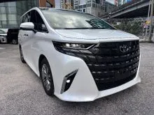 2024 Toyota Alphard 2.5 Z PILOT SEAT , DUAL MOONROOF HD 360 CAM DIM BSM HUD ORI ROOF MONITOR