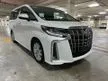 Recon 2021 Toyota Alphard 2.5 S***3BA***2 POWER DOOR***7 YEARS WARRANTY**RAYA PROMOTION