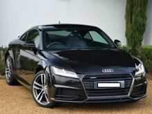 2017 Audi TT 2.0 S TFSI Quattro Coupe / 19 5 Twin Star Spoke Bi-Colour Alloy Wheels / Mythos Black Metallic / Keyless Start