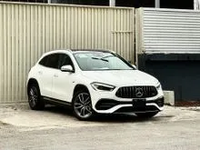 2021 Unregister AMG GLA35 4 Matic Fully Loaded, Low Millage (31,712KM) 6 Years Warranty Premium Package, Free Coating & Tinted