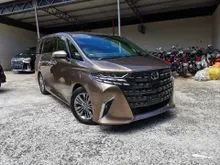 2025 Toyota Alphard 2.5 Z  Gold/DIM/BSM/Roof Monitor/Unregister