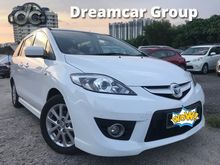 2010 Mazda 5 2.0 MPV 7 seater, 2 Power Door,Sun Roof,Pearl White,Tip Top