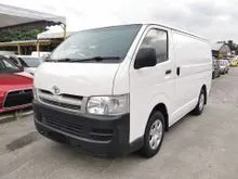 2007 Toyota Hiace 2.5 Panel Van (M) - ACCIDENT FREE / 1 OWNER
