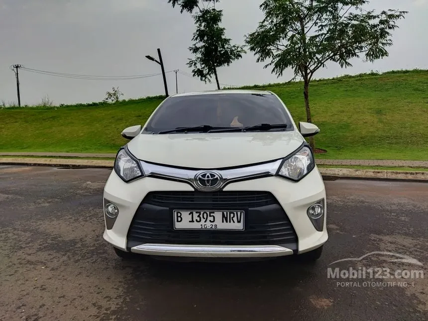 Jual Mobil Toyota Calya 2018 G 1.2 di Banten Manual MPV Putih Rp 100.000.000