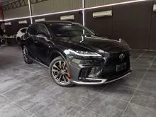 2023 Lexus RX 350 2.4 F SPORT PANROOF RED INTERIOR HUD DIM BSM 360CAMERA GRADE 4.5/A JAPAN SPEC URNEGS