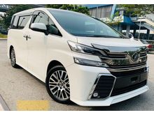 2016 Toyota Vellfire 2.5 (A) Z G Edition MPV ZG Z-G 7 SEATER PILOT SEAT