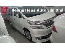 TRUE YEAR MADE 2012 NO GST Toyota Vellfire 3.5 V L Edition Pilot Seat New Facelift 2013