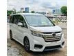 Recon 2019 Honda Step WGN 1.5 Stepwagon Spirit MPV VTEC TURBO CHARGE 203NM TORQUE 2 POWER DOORS SAFETY SENSING REAR ENTERTAINMENTS LED HEADLIGHT UNREGISTER