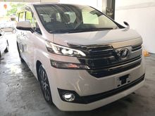 2015 Toyota Vellfire 2.5 V SPEC UNREGISTER