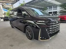 2025 Toyota Vellfire 2.4 Z Premier MPV Sunroof 360 Camera Roof Monitor PCS LDA HUD DIM BSM PB Unreg