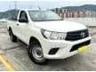 Used 2019 Toyota Hilux 2.4 Pickup Truck (M) SINGLE CAB 3 YEARS WARRANTY - Cars for sale