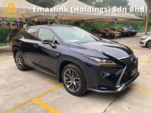 2017 Lexus RX200t F Sport 2.0 Turbo Sequential 3 LED Digital Meter Head Up Display Pre Crash Lane Departure Assist Blind Spot Notification Unreg