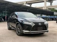 2021 Lexus RX 300 2.0 F Sport SUV - RED LEATHER SEAT, 360 CAMERA, HEAD UP DISPLAY, SUNROOF, SPARE TYRE