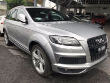 2012 Audi Q7 3.0 TDI S-Line Quattro Facelift Push-Start 245HP Power Boot Mileage 45K Highspec