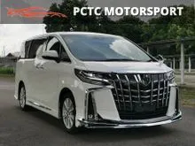 2021 Toyota Alphard 2.5 G S MPV / FREE 5Y WARRANTY / ORI MODELLISTA BODYKIT / FREE GIFTS TINTED & POLISH / 8SEATER / UNREG GRADE 5A UNIT (LOW INT)