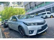 Full service record 2014 Toyota Corolla Altis 2.0 V Sedan