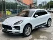 Recon 2021 Porsche Macan 3.0 S 4WD White Color with Red Interior Full Spec 360 Camera and Sport Chrono Package Ready Stock Limited Unit only