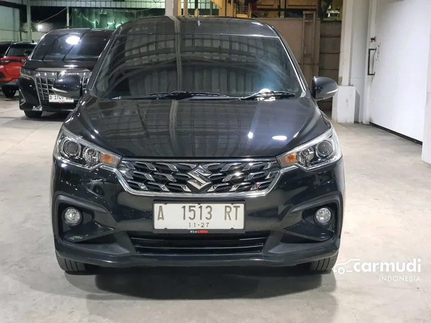 Jual Mobil Suzuki Ertiga 2022 Hybrid GX 1.5 di Banten Automatic MPV Hitam Rp 204.000.000
