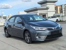 2017 Toyota Corolla Altis 1.8 G Sedan Warranty 1Year