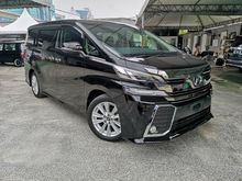 2016 Toyota Vellfire 2.5 ZA .Sunroof & Panoramic Roof. ALPINE Full Screen DvD Player .ALPINE Roof Tv Special Tuned For Vellfire. Auto Cruise