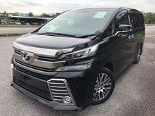 2015 Toyota Vellfire 2.5 Z G Edition MPV / UNREG / 4 YEARS WARRANTY / STEERING HEATER / PILOT SEAT /